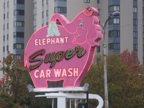 Pink Elephant Car Wash