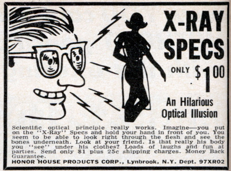 Image result for x ray specs